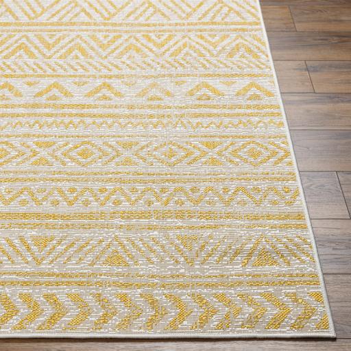 Surya Eagean EAG-2431 Ivory Mustard 7'10" Square Rug