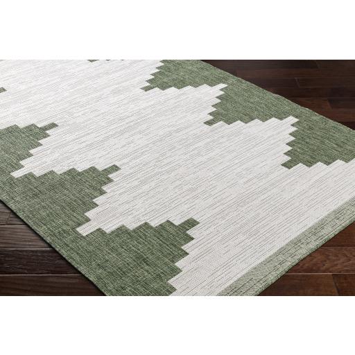 Surya Eagean EAG-2435 Dark Green Grass Green 7'10" Square Rug