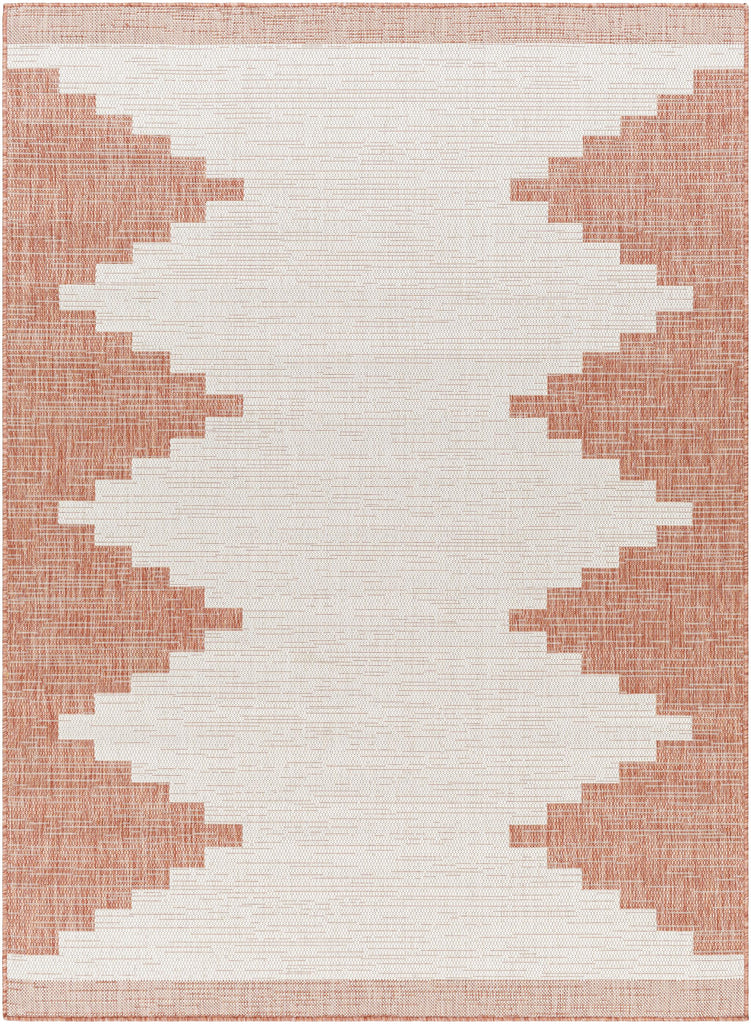 Surya Eagean EAG-2436 Brick Red Dusty Coral 7'10" Square Rug