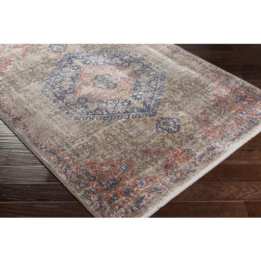 Surya Eclipse EPE-2302 Brick Red Cream 7'10" x 10'3" Rug