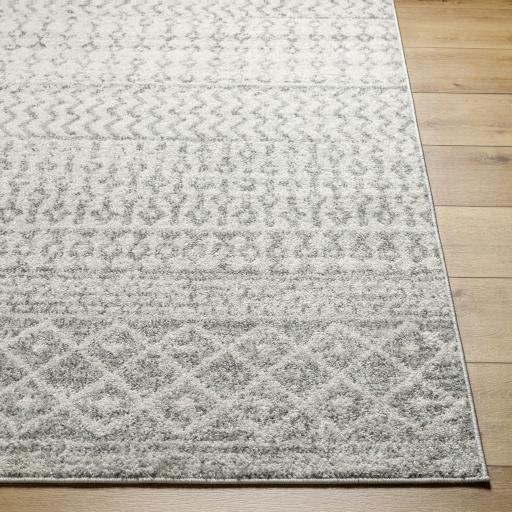 Surya Elaziz ELZ-2308 Gray Light Gray 10' Round Rug