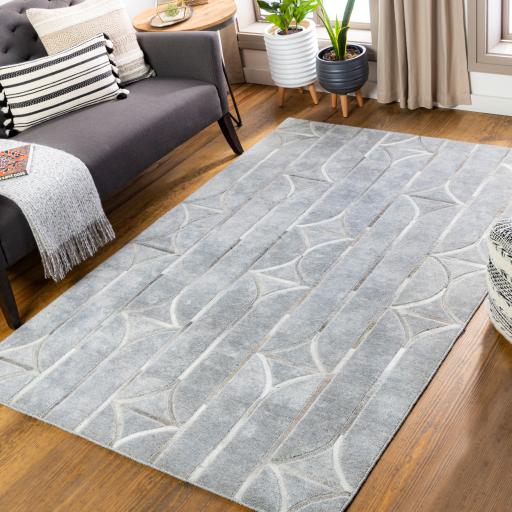 Surya Eloquent ELQ-2301 Charcoal Light Beige 10' x 14' Rug