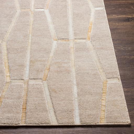 Surya Eloquent ELQ-2302 Light Brown Medium Gray 5' x 7'6" Rug