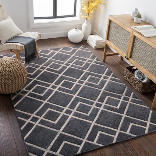 Surya Eloquent ELQ-2305 Black Gray 10' x 14' Rug