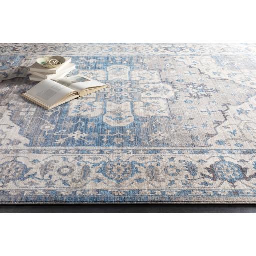 Surya Ephesians EPC-2317 Amber Aqua 2'7" x 9' Rug