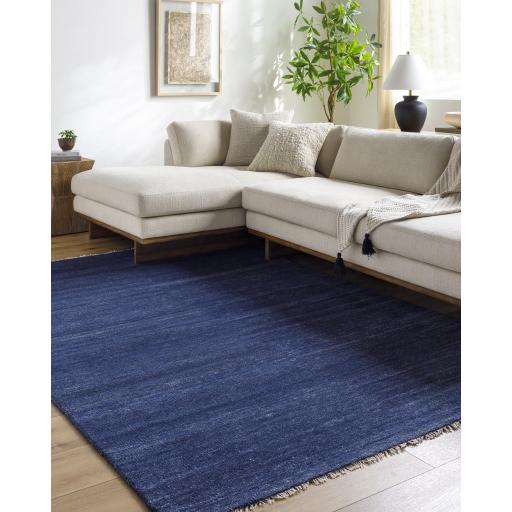 Surya Epic EPI-2300 Black Dark Blue 10' Square Rug