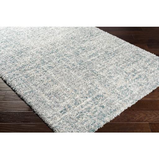 Surya Eskimo Shag ESG-2310 Blue Cream 5'3" x 7' Rug