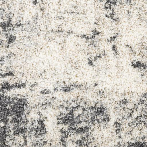 Surya Eskimo Shag ESG-2311 Black Cream 7'10" x 10' Rug