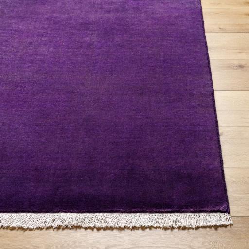 Surya Evergreen EVG-2300 Dark Plum 6' Square Rug