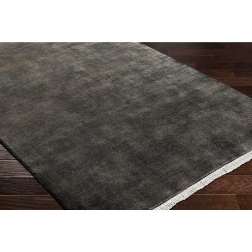 Surya Evergreen EVG-2302 Black 10' Square Rug