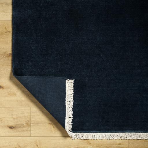 Surya Evergreen EVG-2303 Dark Blue 6' Square Rug