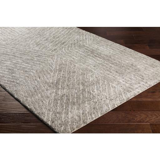 Surya Falcon FLC-8003 Black Light Brown 2'6" x 8' Rug