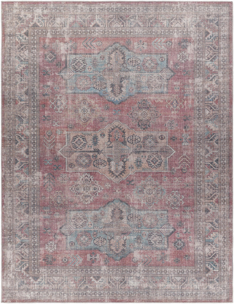 Surya Farrell FRL-2300 Aqua Charcoal 2'7" x 10' Rug