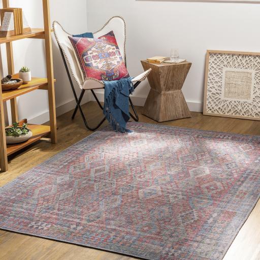 Surya Farrell FRL-2303 Blue Grass Green 6'7" x 9' Rug