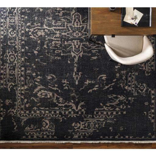 Surya Festival FVL-1010 Black Cream 10' x 14' Rug