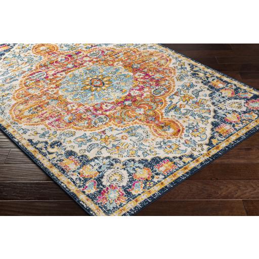 Surya Floransa FSA-2347 Aqua Cream 5'3" x 7'1" Rug