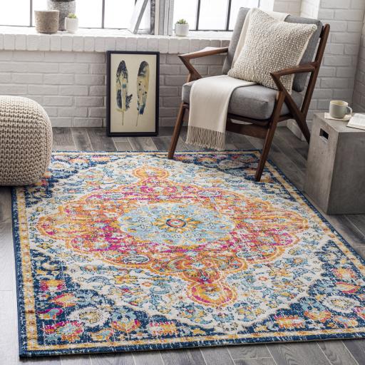 Surya Floransa FSA-2347 Aqua Cream 8'11" x 12'4" Rug