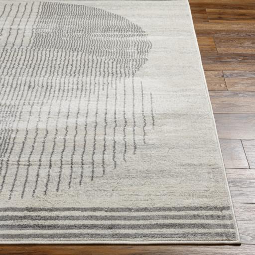 Surya Floransa FSA-2378 Charcoal Cream 7'10" Square Rug