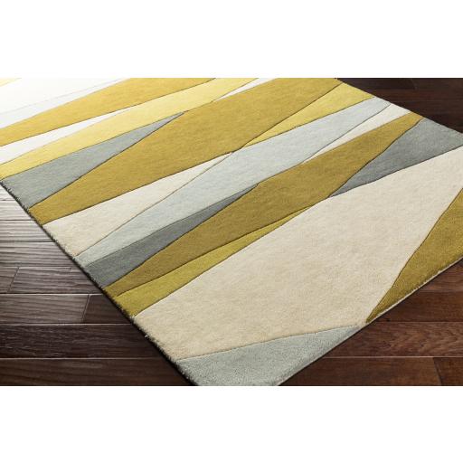 Surya Forum FM-7203 Gray Ivory 4' Square Rug