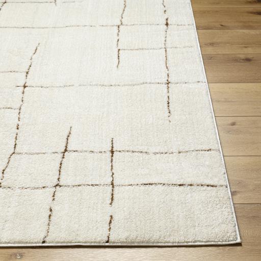 Surya Freud FEU-2310 Brown Ivory 2'7" x 7'3" Rug