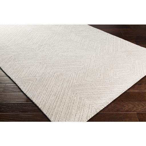 Surya Gavic GVC-2302 Charcoal Cream 2' x 2'11" Rug