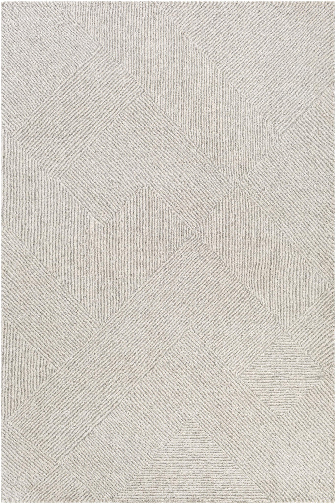 Surya Gavic GVC-2304 Charcoal Cream 2' x 2'11" Rug