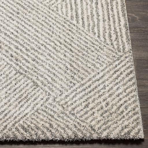 Surya Gavic GVC-2304 Charcoal Cream 2' x 2'11" Rug