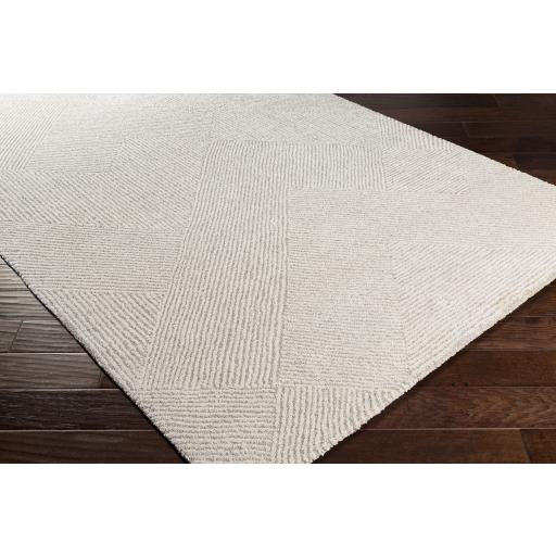 Surya Gavic GVC-2304 Charcoal Cream 2' x 2'11" Rug