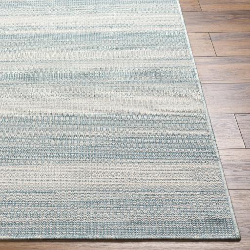 Surya Hampton HPT-2303 Ivory Medium Green 7'7" Square Rug