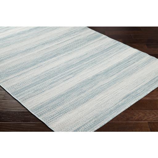 Surya Hampton HPT-2303 Ivory Medium Green 7'7" Square Rug