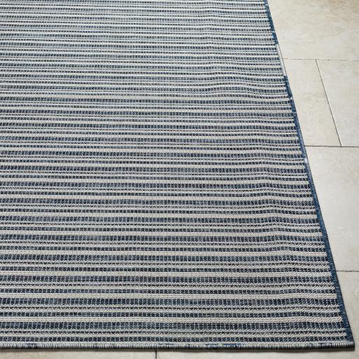 Surya Hampton HPT-2308 Dark Blue Ivory 7'7" Square Rug