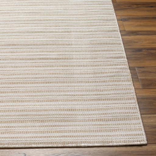 Surya Hampton HPT-2309 Brown Ivory 7'7" Square Rug