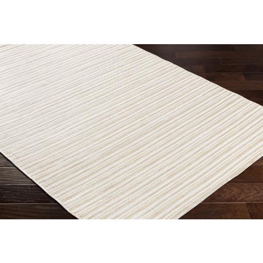 Surya Hampton HPT-2309 Brown Ivory 7'7" Square Rug