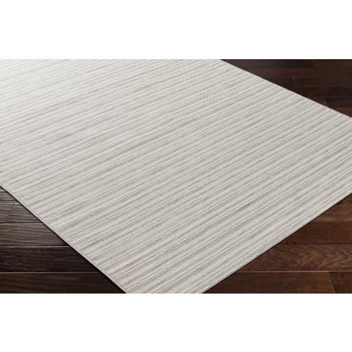 Surya Hampton HPT-2313 Ivory Medium Gray 5'1" x 7' Rug