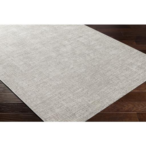 Surya Hampton HPT-2314 Ivory Medium Gray 7'7" Round Rug