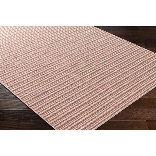 Surya Hampton HPT-2315 Ivory Red 7'7" Square Rug