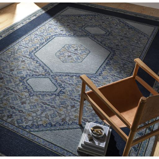 Surya Haven HVN-1218 Blue Charcoal 2' x 3' Rug