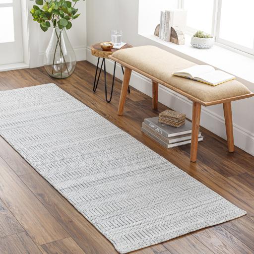 Surya Hickory HCK-2301 Charcoal Cream 12' x 15' Rug