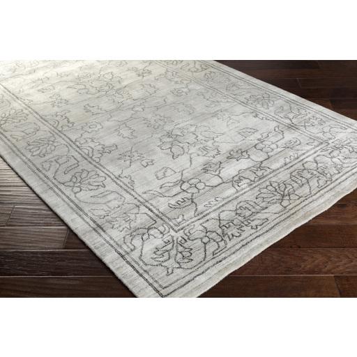 Surya Hightower HTW-3000 Charcoal Cream 2' x 3' Rug