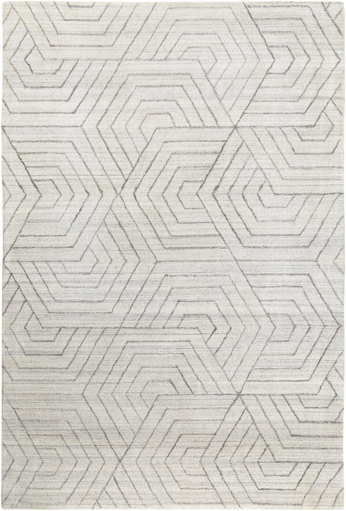 Surya Hightower HTW-3012 Charcoal Cream 2' x 3' Rug