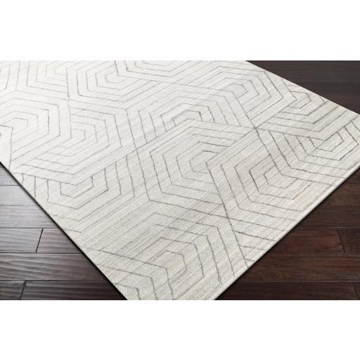 Surya Hightower HTW-3012 Charcoal Cream 2' x 3' Rug