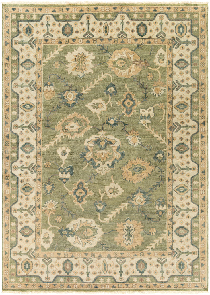 Surya Hillcrest HIL-9017 Dusty Sage Light Sage 10' x 14' Rug