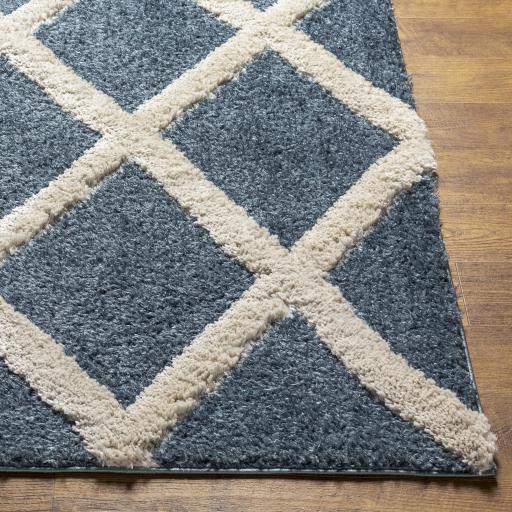 Surya Hudson Shag HDS-2301 Blue Light Gray 9'2" x 12' Rug