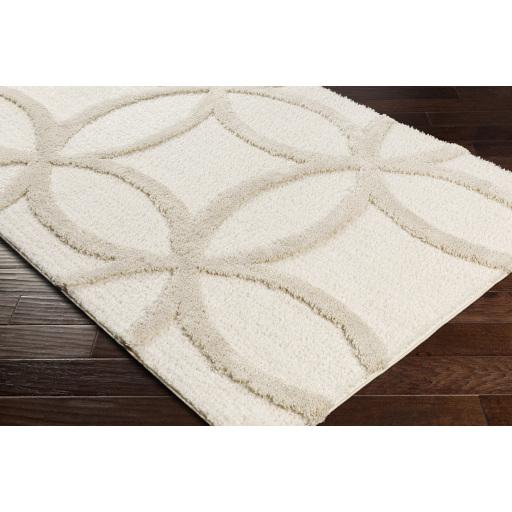 Surya Hudson Shag HDS-2303 Cream Light Gray 9'2" x 12' Rug