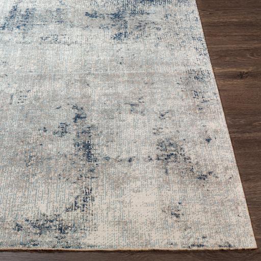 Surya Huntington Beach HTB-2302 Cream Denim 5'3" x 7' Rug