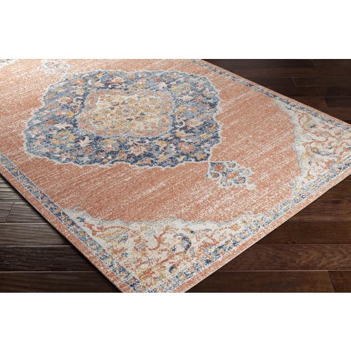 Surya Huntington Beach HTB-2314 Aqua Cream 7'10" x 10' Rug