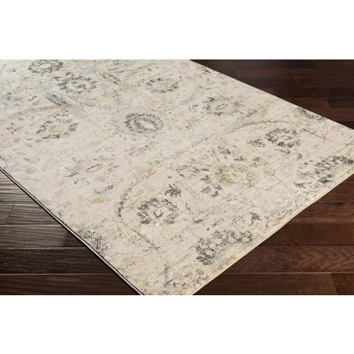 Surya Indigo IGO-2319 Beige Black 2' x 2'11" Rug