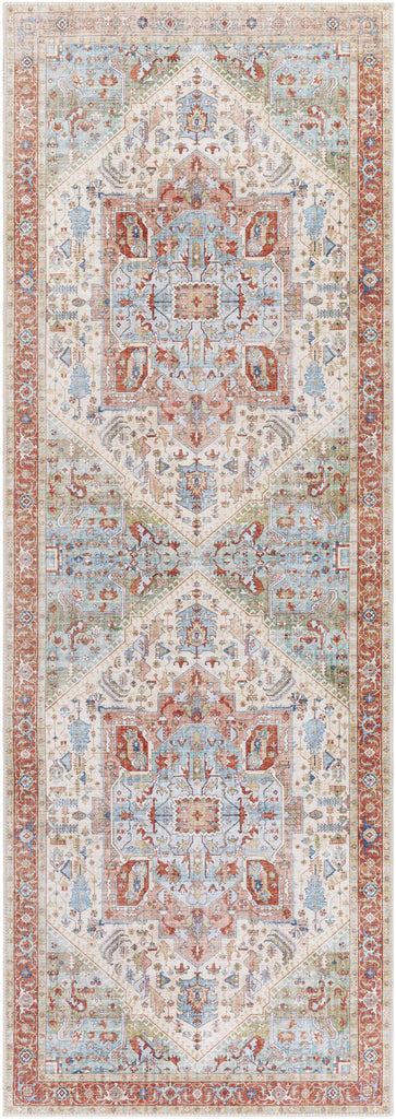 Surya Iris IRS-2314 Brick Red Emerald 2'3" x 3'9" Rug