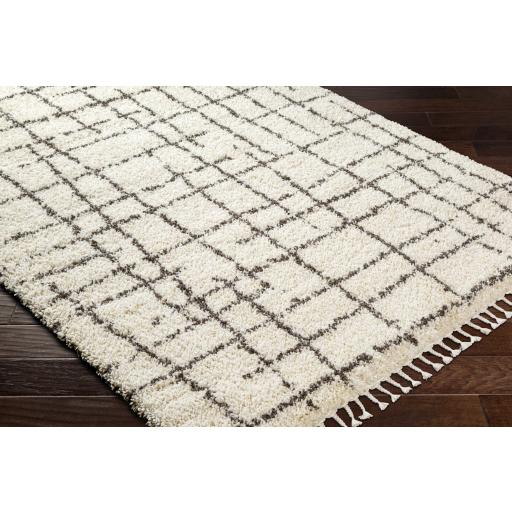 Surya Jakarta JKT-2300 Black White 5'3" x 7' Rug