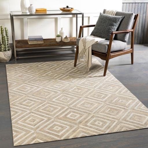 Surya Jardin JRD-2300 Dark Brown Light Beige 10' x 14' Rug